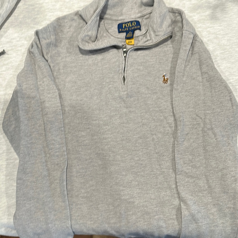 Youth boys long sleeve polo